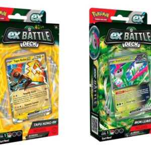 Deck Batalha Ex - Tapu Koko E Folhas Ferreas